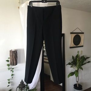 NWOT Theory Black Straight Leg Dress Pants